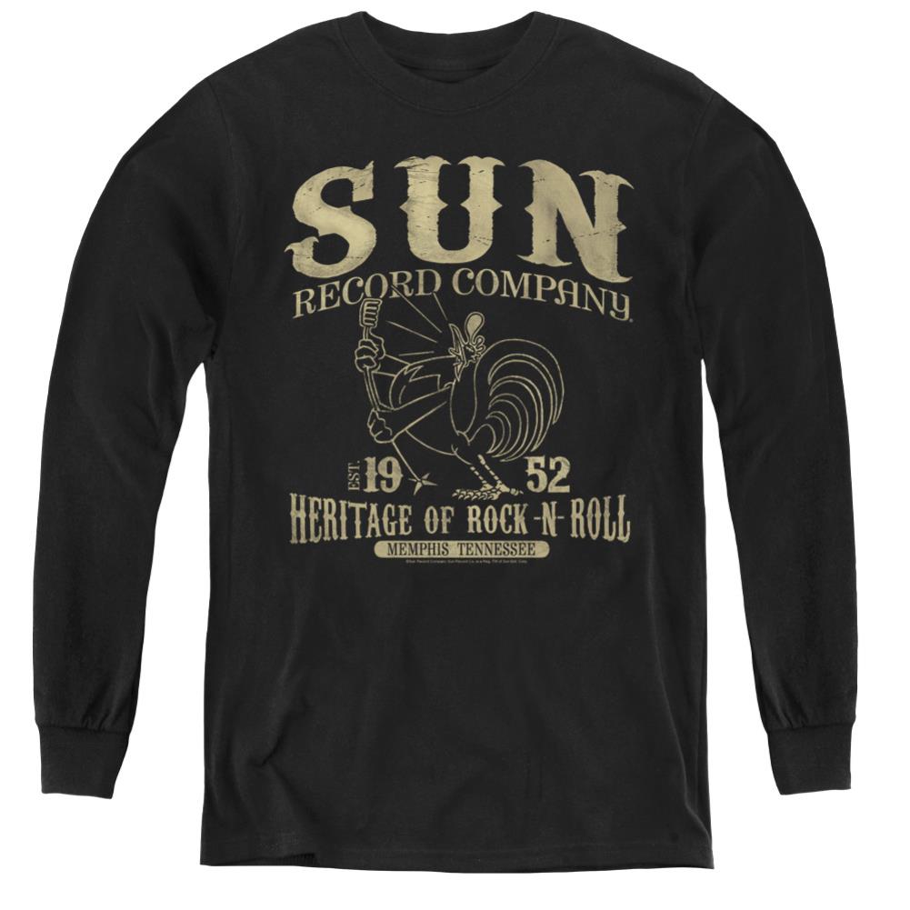 Sun Records Rockabilly Bird Youth Long-Sleeve T-Shirt