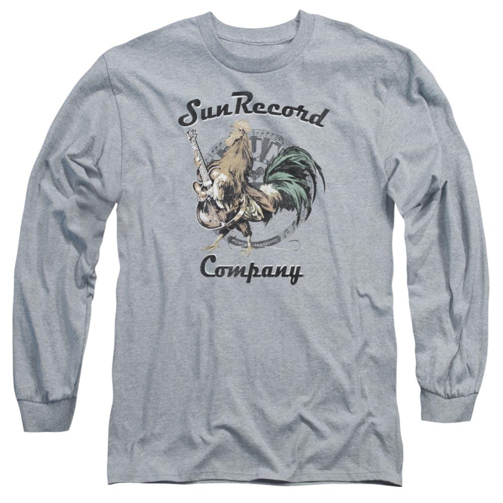 Sun Records Rockin Rooster Logo Men's 18/1 Cotton Long-Sleeve T-Shirt