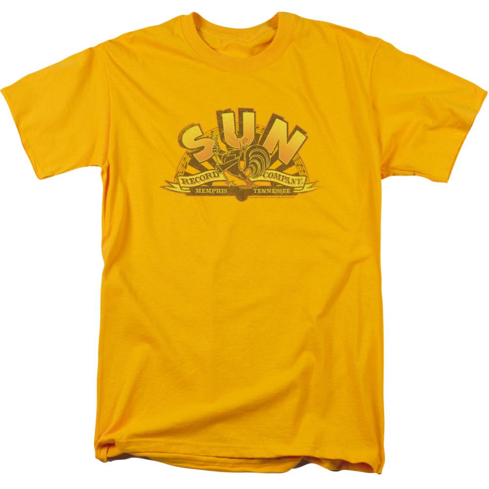 Sun Records Rockin Rooster Logo Men's 18/1 Cotton Short-Sleeve T-Shirt