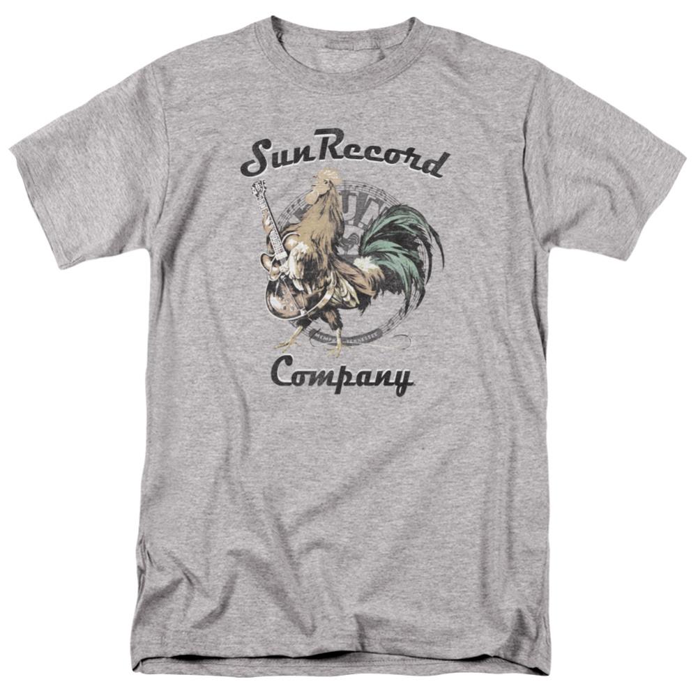 Sun Records Rockin Rooster Logo Men's 18/1 Cotton Short-Sleeve T-Shirt