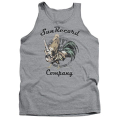 Sun Records Rockin Rooster Logo Men's 18/1 Cotton Tank Top