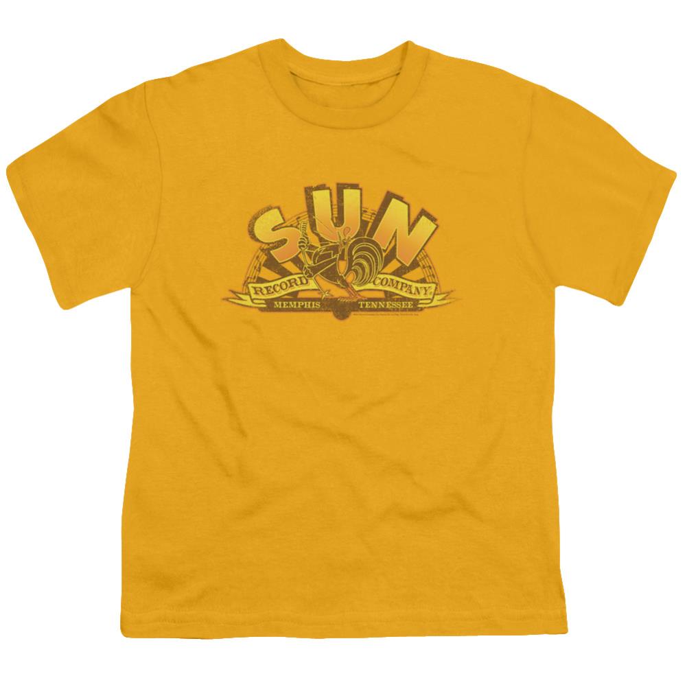 Sun Records Rockin Rooster Logo Youth 18/1 100% Cotton Short-Sleeve T-Shirt