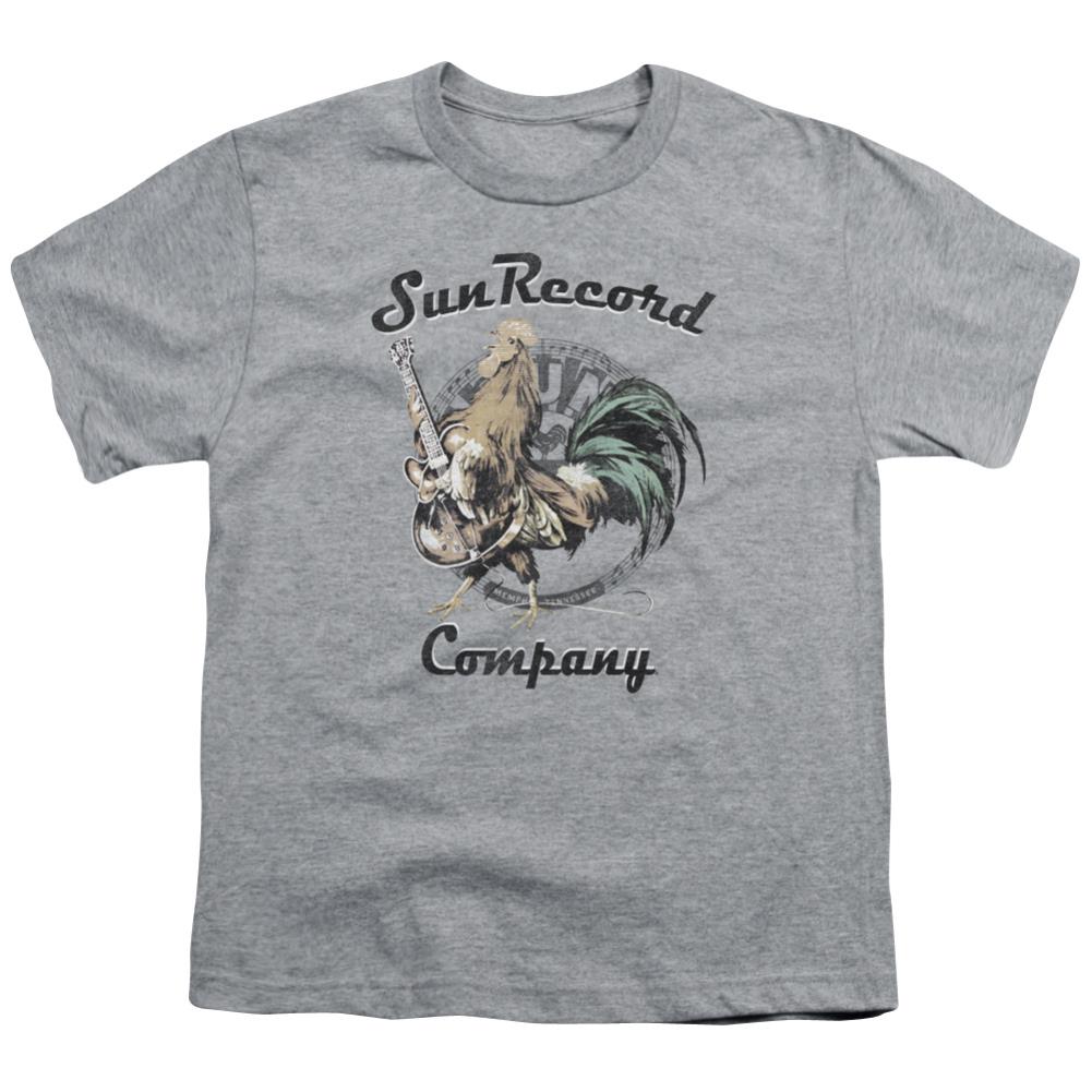 Sun Records Rockin Rooster Logo Youth 18/1 100% Cotton Short-Sleeve T-Shirt