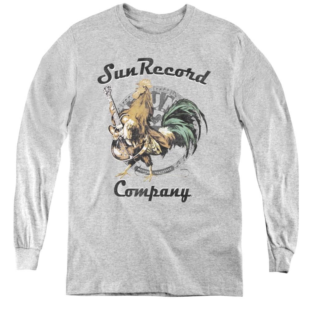 Sun Records Rockin Rooster Logo Youth Long-Sleeve T-Shirt