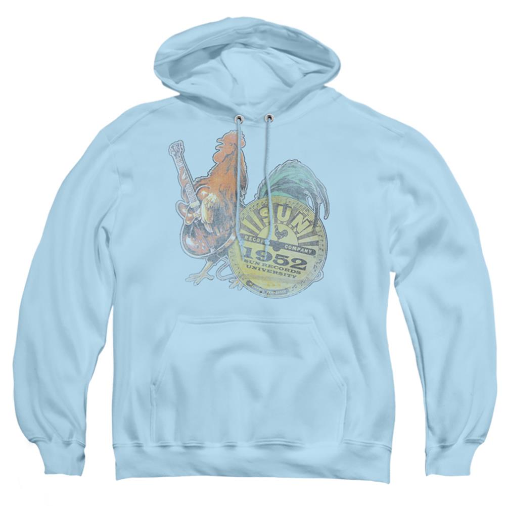 Sun Records Rockin Rooster Men's Pull-Over 75 25 Poly Hoodie