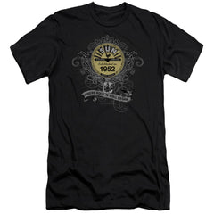 Sun Records Rockin Scrolls Men's Ultra-Soft 30/1 Cotton Slim Short-Sleeve T-Shirt