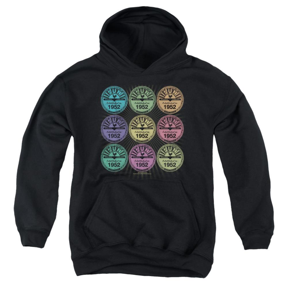 Sun Records Rocking Color Block Youth Cotton Poly Pull-Over Hoodie