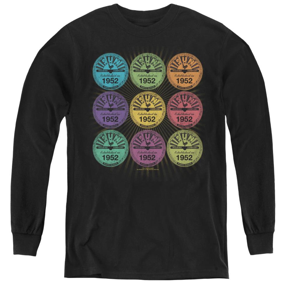 Sun Records Rocking Color Block Youth Long-Sleeve T-Shirt