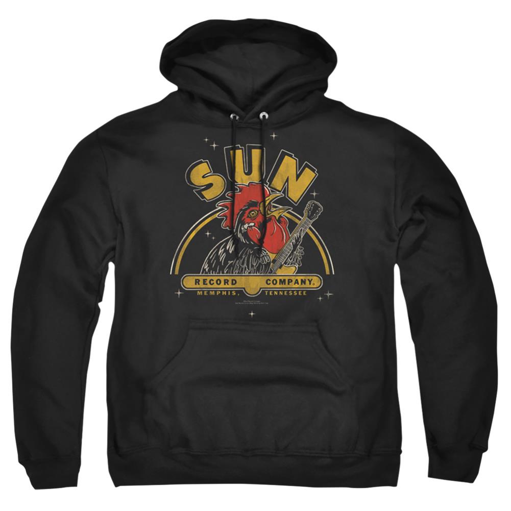 Sun Records Rocking Rooster Men's Pull-Over 75 25 Poly Hoodie