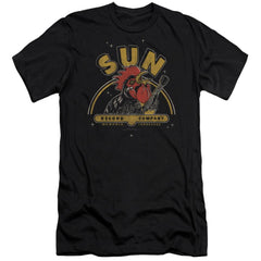 Sun Records Rocking Rooster Men's Ultra-Soft 30/1 Cotton Slim Short-Sleeve T-Shirt