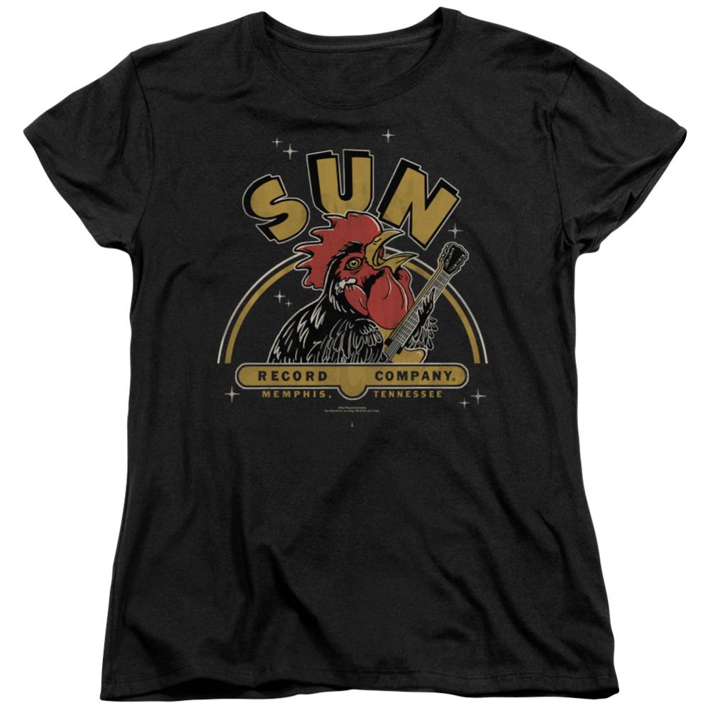 Sun Records Rocking Rooster Women's 18/1 Cotton Short-Sleeve T-Shirt