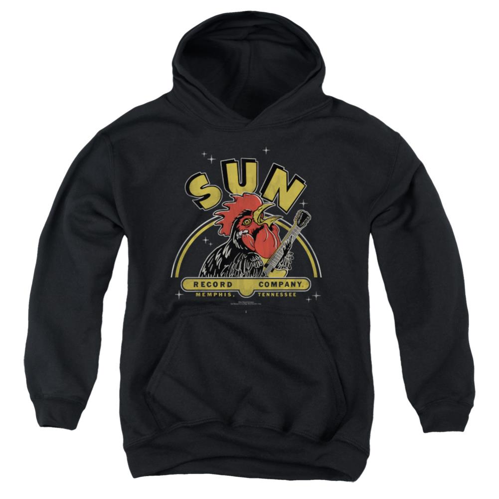 Sun Records Rocking Rooster Youth Cotton Poly Pull-Over Hoodie