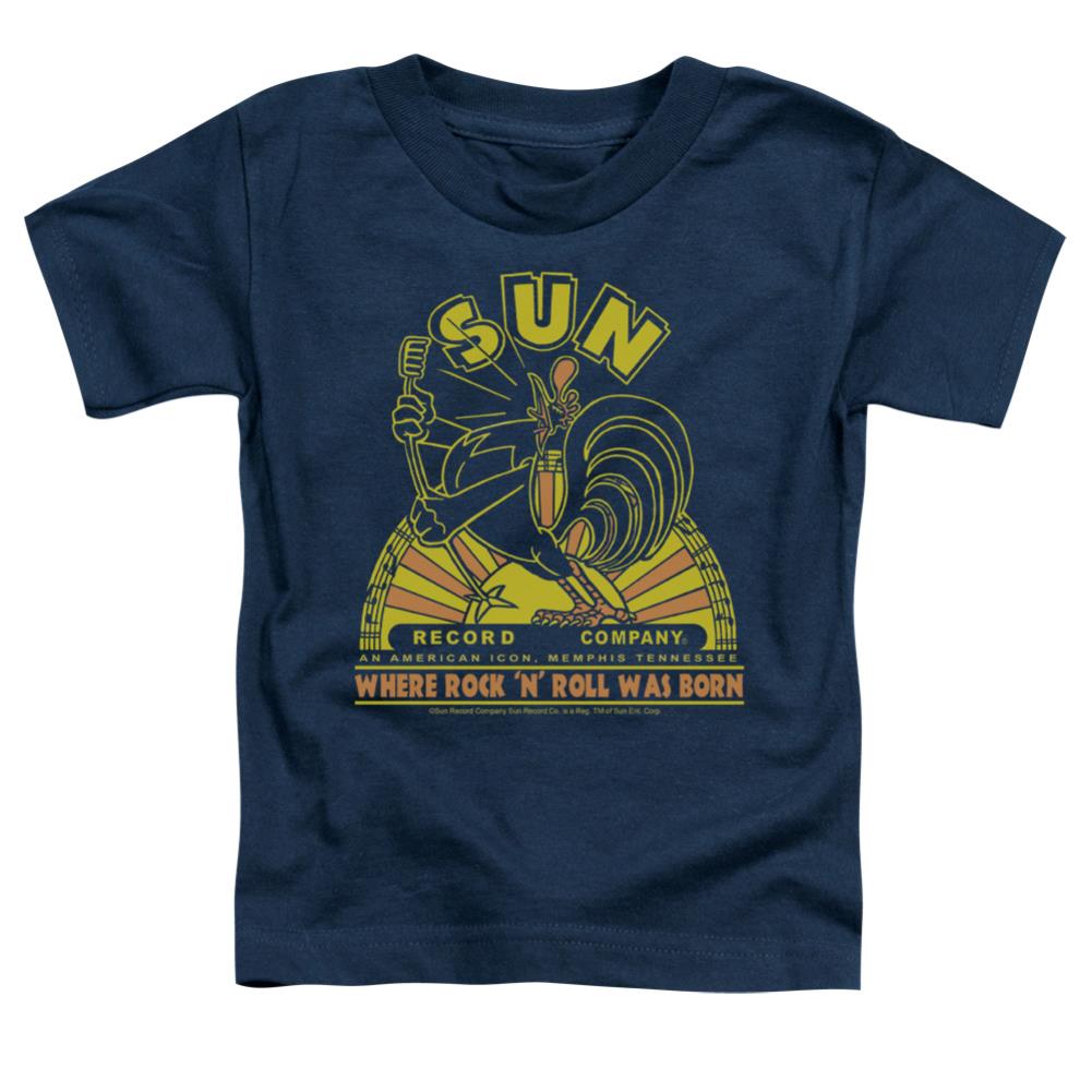 Sun Records Rooster Toddler 18/1 Cotton Short-Sleeve T-Shirt