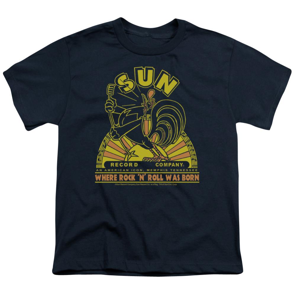 Sun Records Rooster Youth 18/1 100% Cotton Short-Sleeve T-Shirt