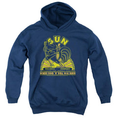 Sun Records Rooster Youth Cotton Poly Pull-Over Hoodie