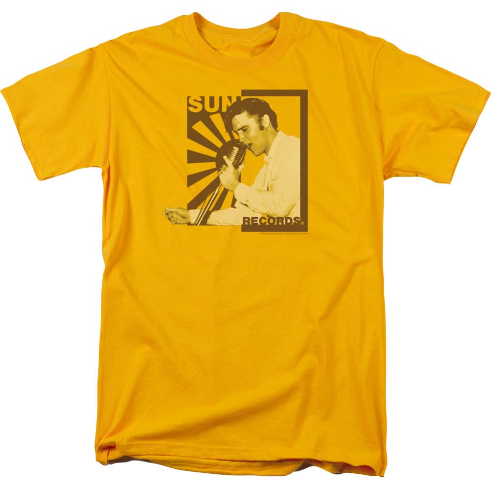 Sun Records Sun Records Slvis On The Mic Men's 18/1 Cotton Short-Sleeve T-Shirt