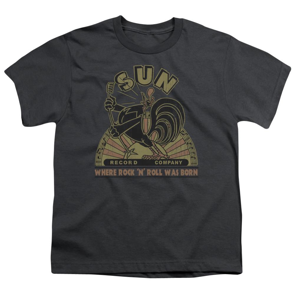 Sun Records Sun Rooster Youth 18/1 100% Cotton Short-Sleeve T-Shirt