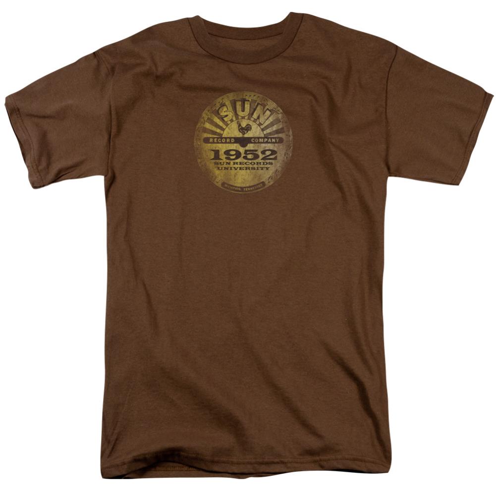 Sun Records Sun University Distressed Men's 18/1 Cotton Short-Sleeve T-Shirt