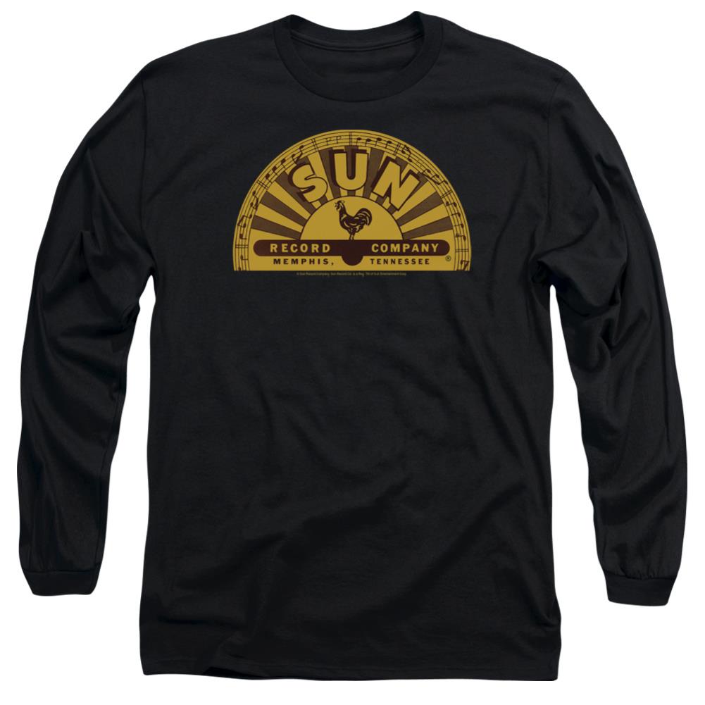 Sun Records Traditional Logo Men's 18/1 Cotton Long-Sleeve T-Shirt