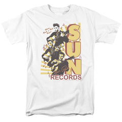 Sun Records Tri Elvis Men's 18/1 Cotton Short-Sleeve T-Shirt