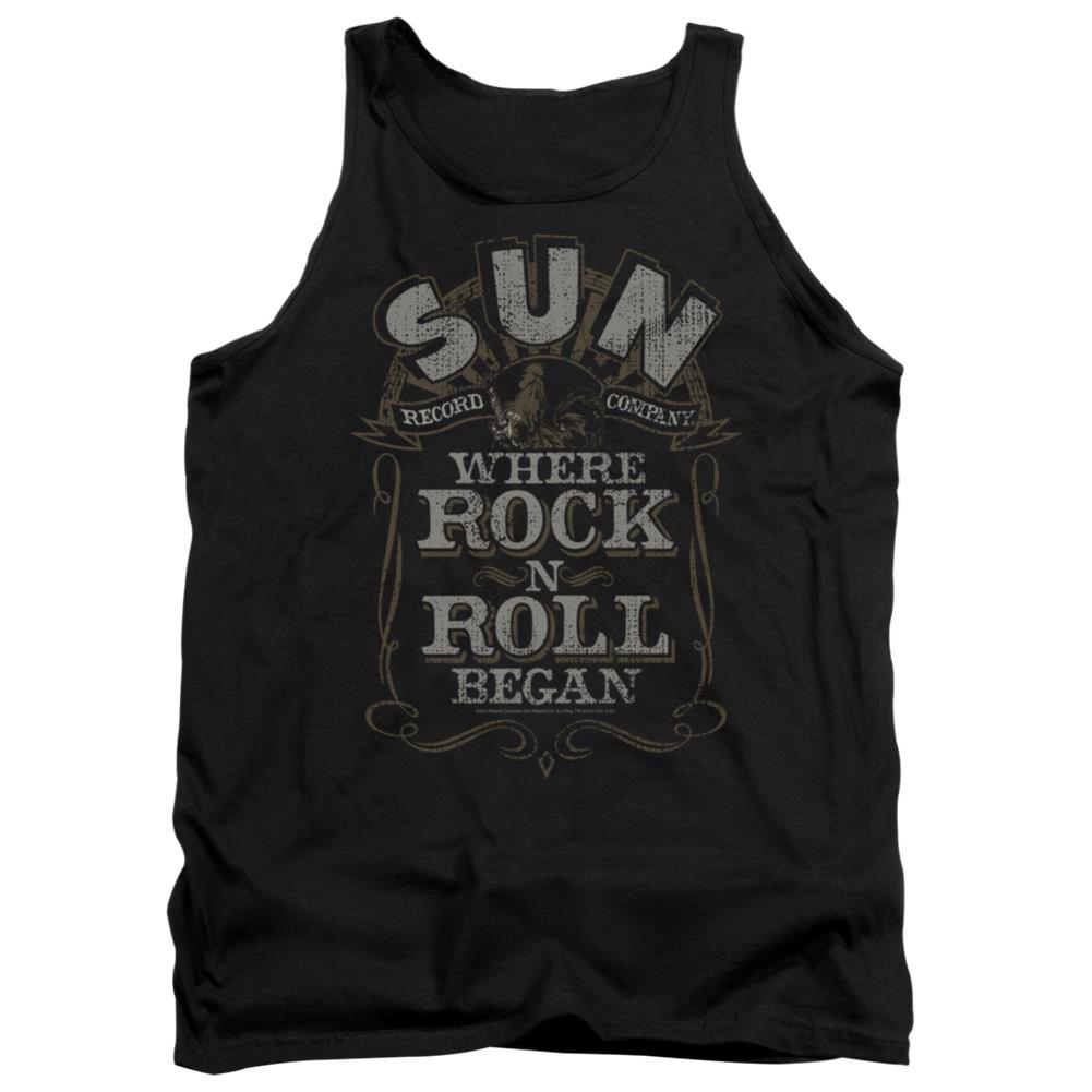 Sun Records Where Rock Began Men's 18/1 Cotton Tank Top