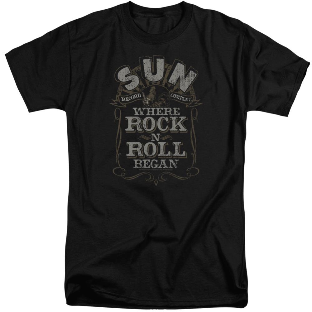 Sun Records Where Rock Began Men's 18/1 Tall Cotton Short-Sleeve T-Shirt