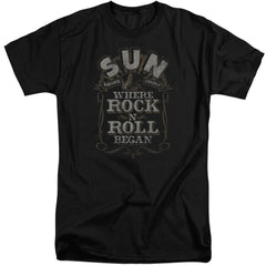 Sun Records Where Rock Began Men's 18/1 Tall Cotton Short-Sleeve T-Shirt