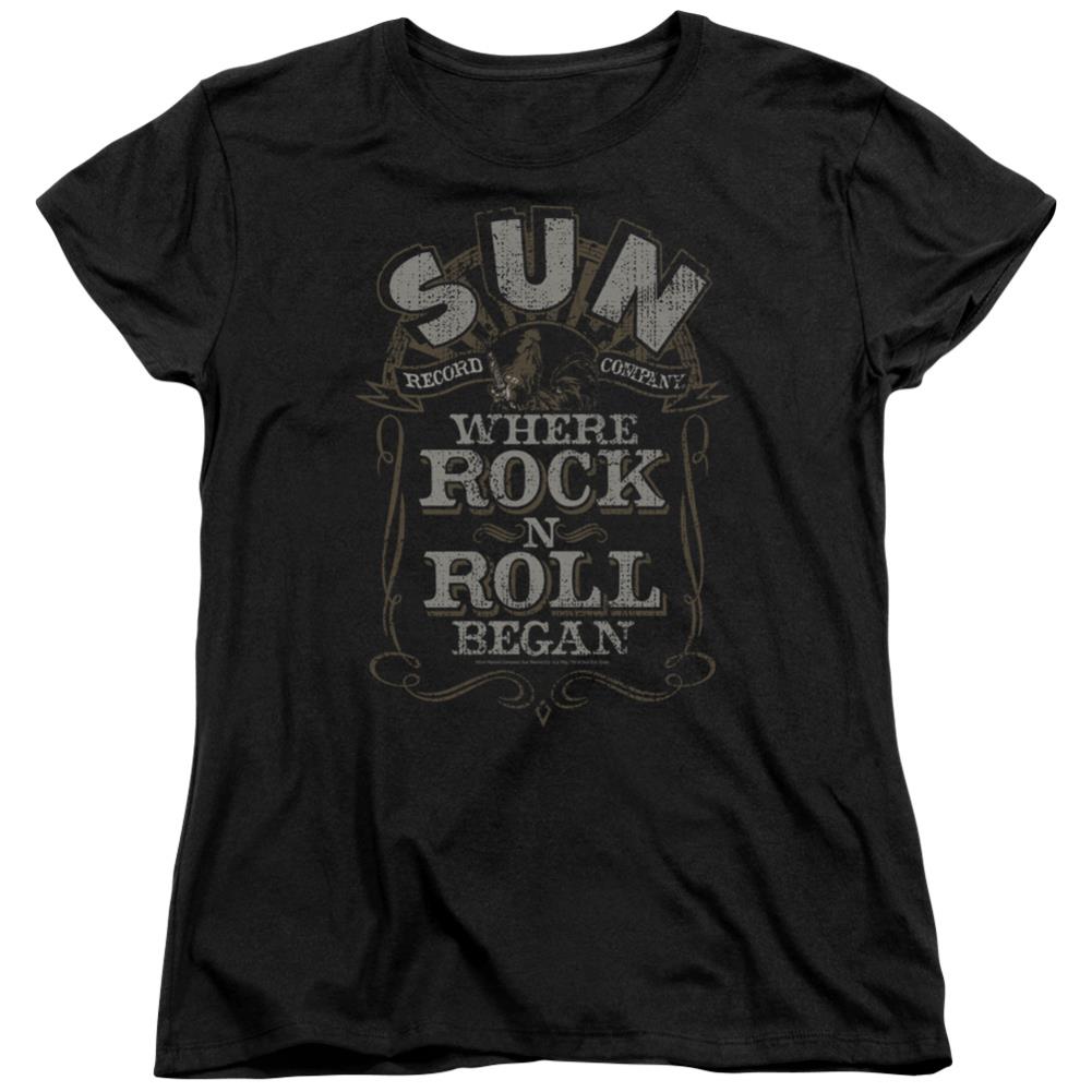 Sun Records Where Rock Began Women's 18/1 Cotton Short-Sleeve T-Shirt