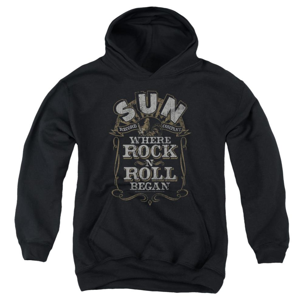 Sun Records Where Rock Began Youth Cotton Poly Pull-Over Hoodie