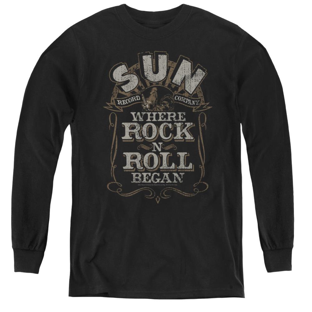 Sun Records Where Rock Began Youth Long-Sleeve T-Shirt