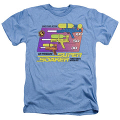 Super Soaker Original Soaker Men's 30/1 Heather 60 40 Poly Short-Sleeve T-Shirt