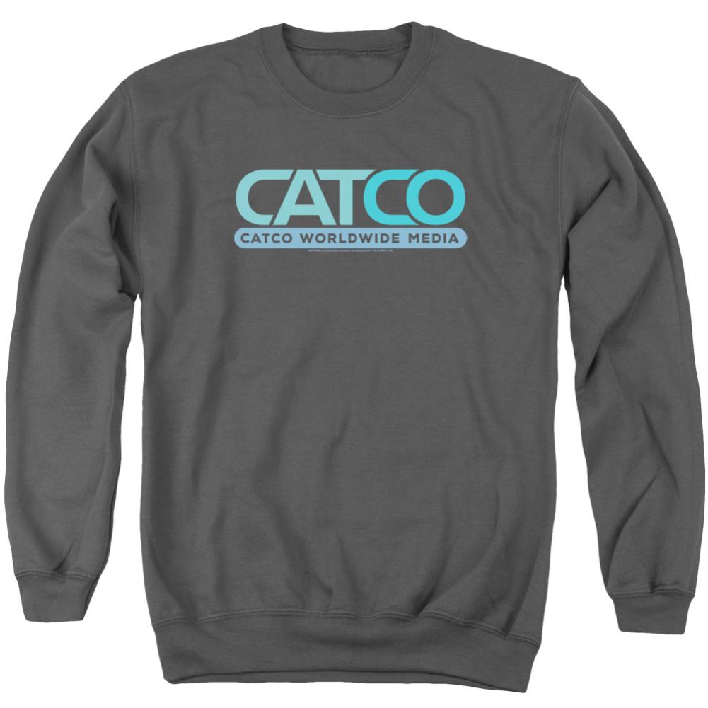 Supergirl Catco Logo Men's Crewneck 50 50 Poly LS T