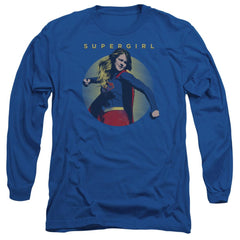 Supergirl Classic Hero Men's 18/1 Cotton LS T