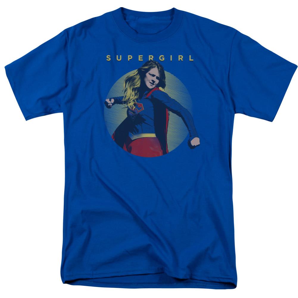 Supergirl Classic Hero Men's 18/1 Cotton SS T