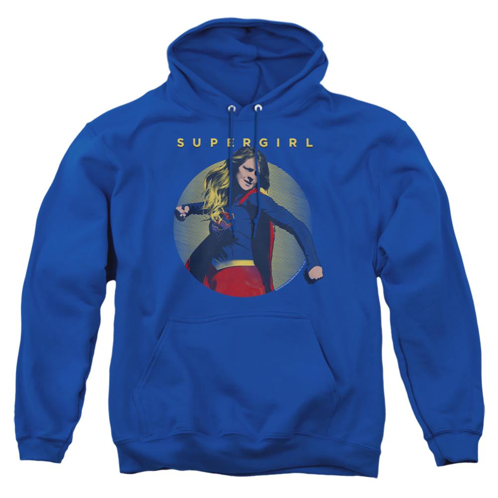 Supergirl Classic Hero Men's Pull-Over 75 25 Poly Hoodie