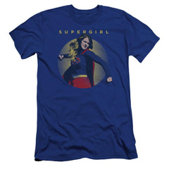 Supergirl Classic Hero Men's Ultra-Soft 30/1 Cotton Slim SS T