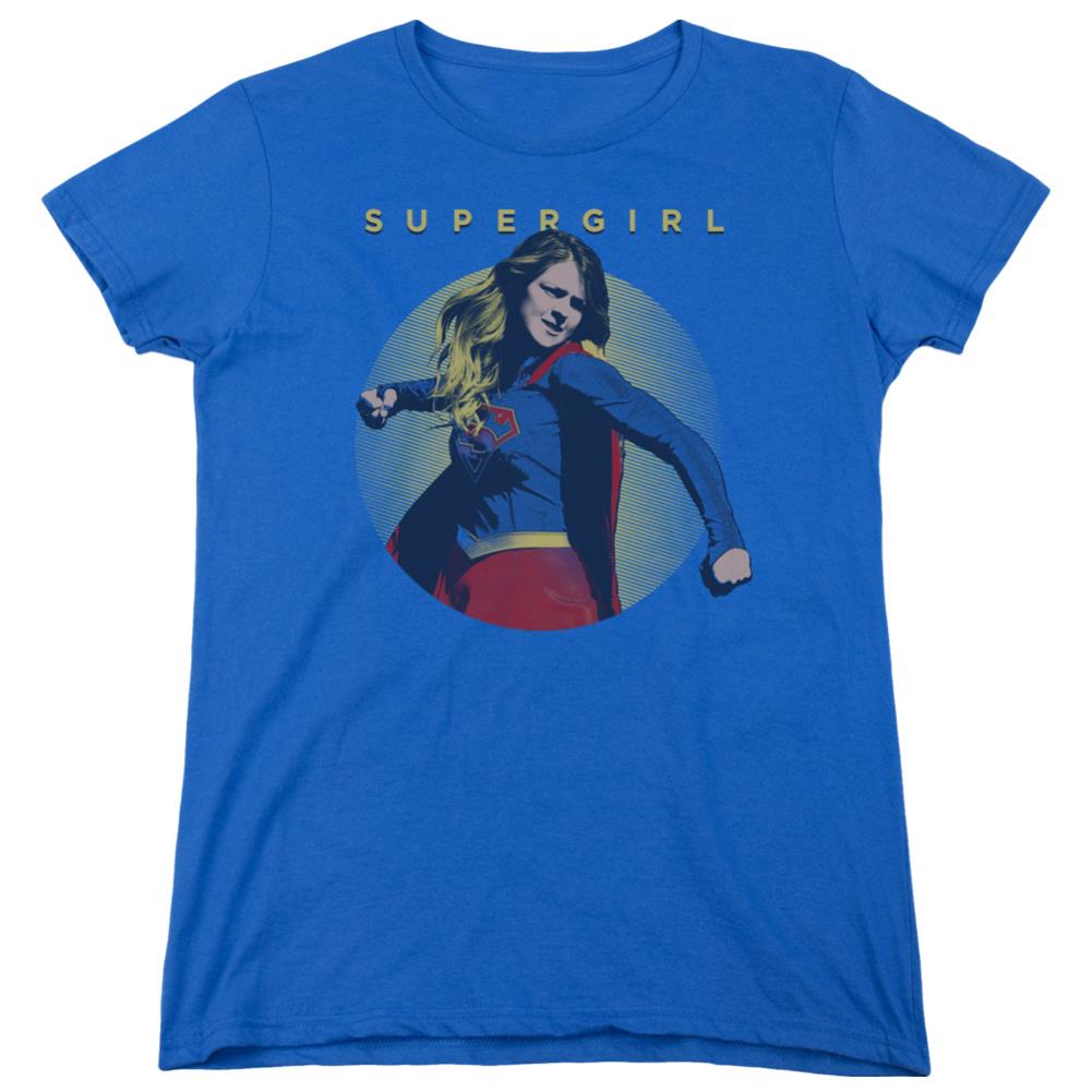 Supergirl Classic Hero Women's 18/1 Cotton SS T