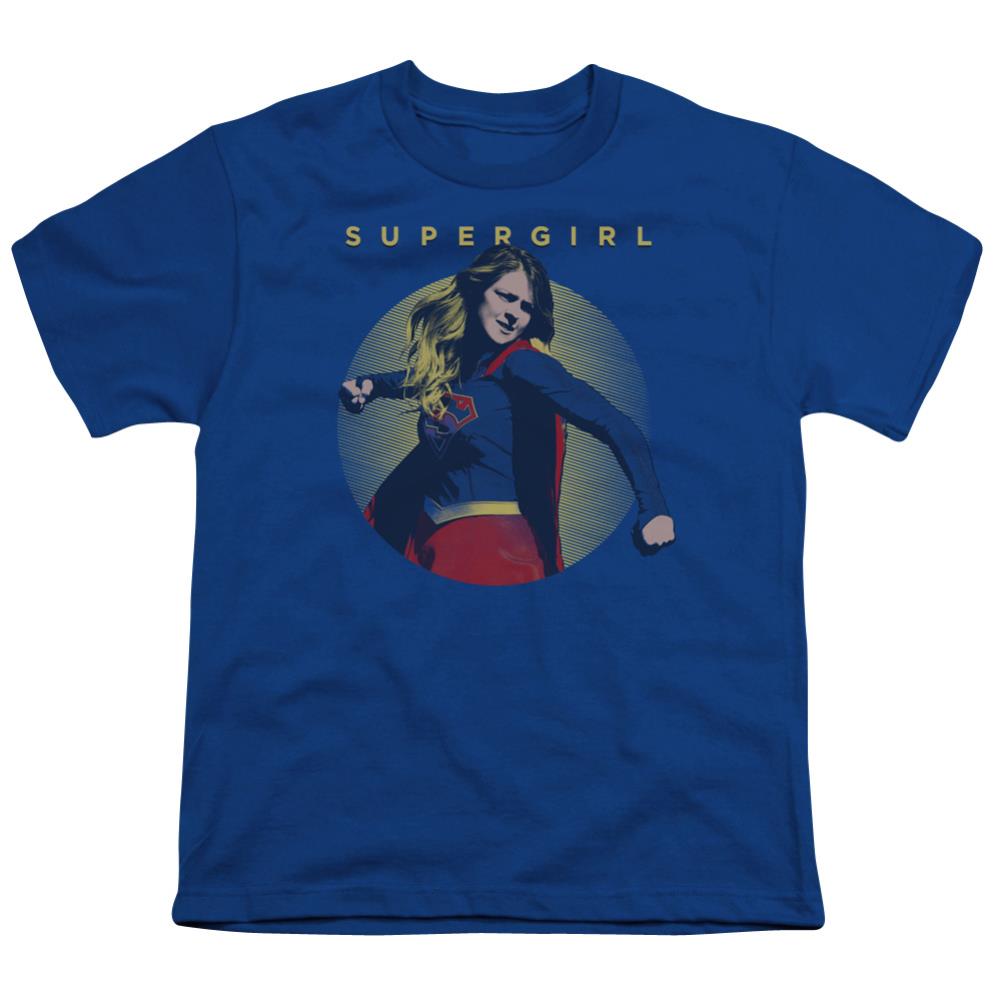 Supergirl Classic Hero Youth 18/1 100% Cotton SS T