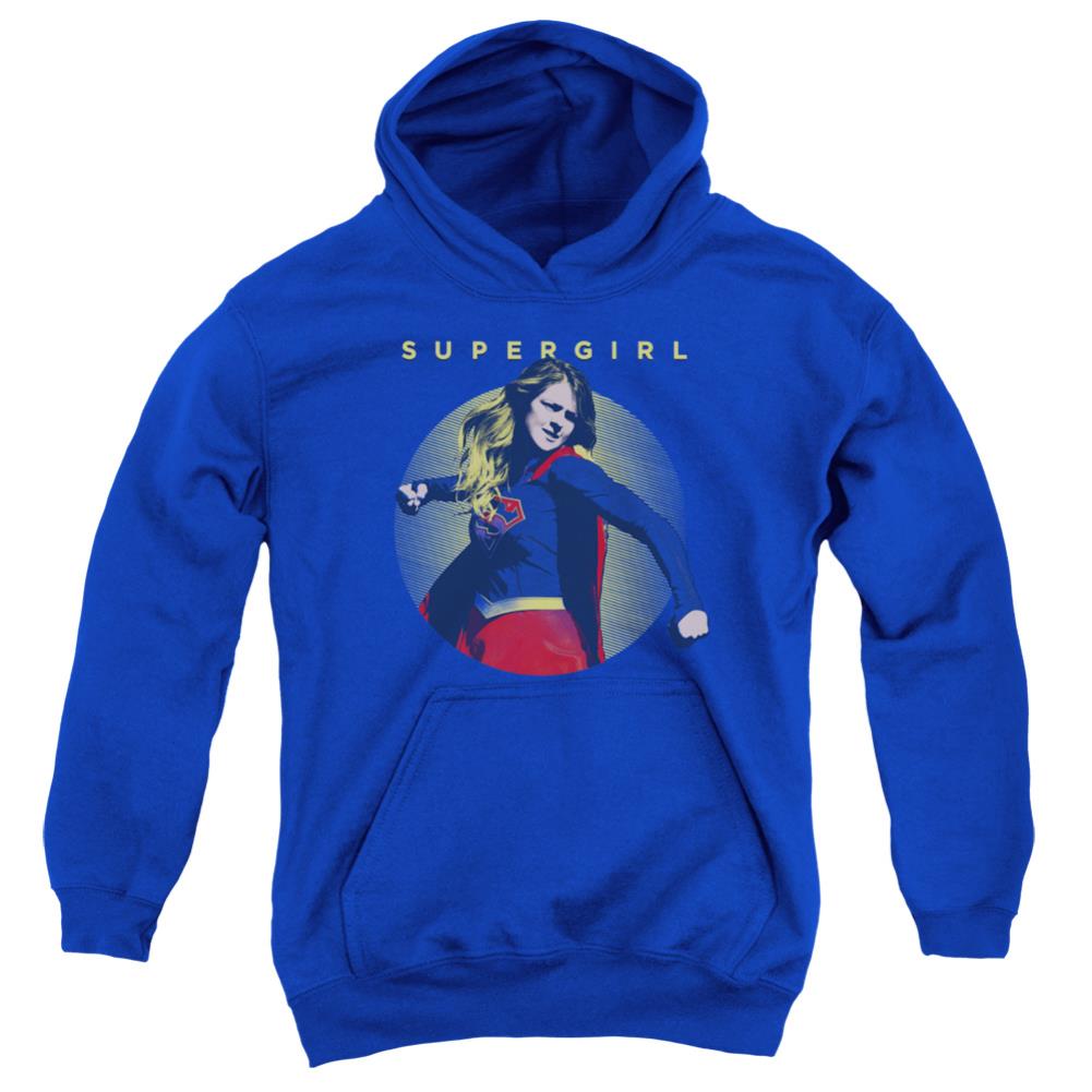 Supergirl Classic Hero Youth Cotton Poly Pull-Over Hoodie