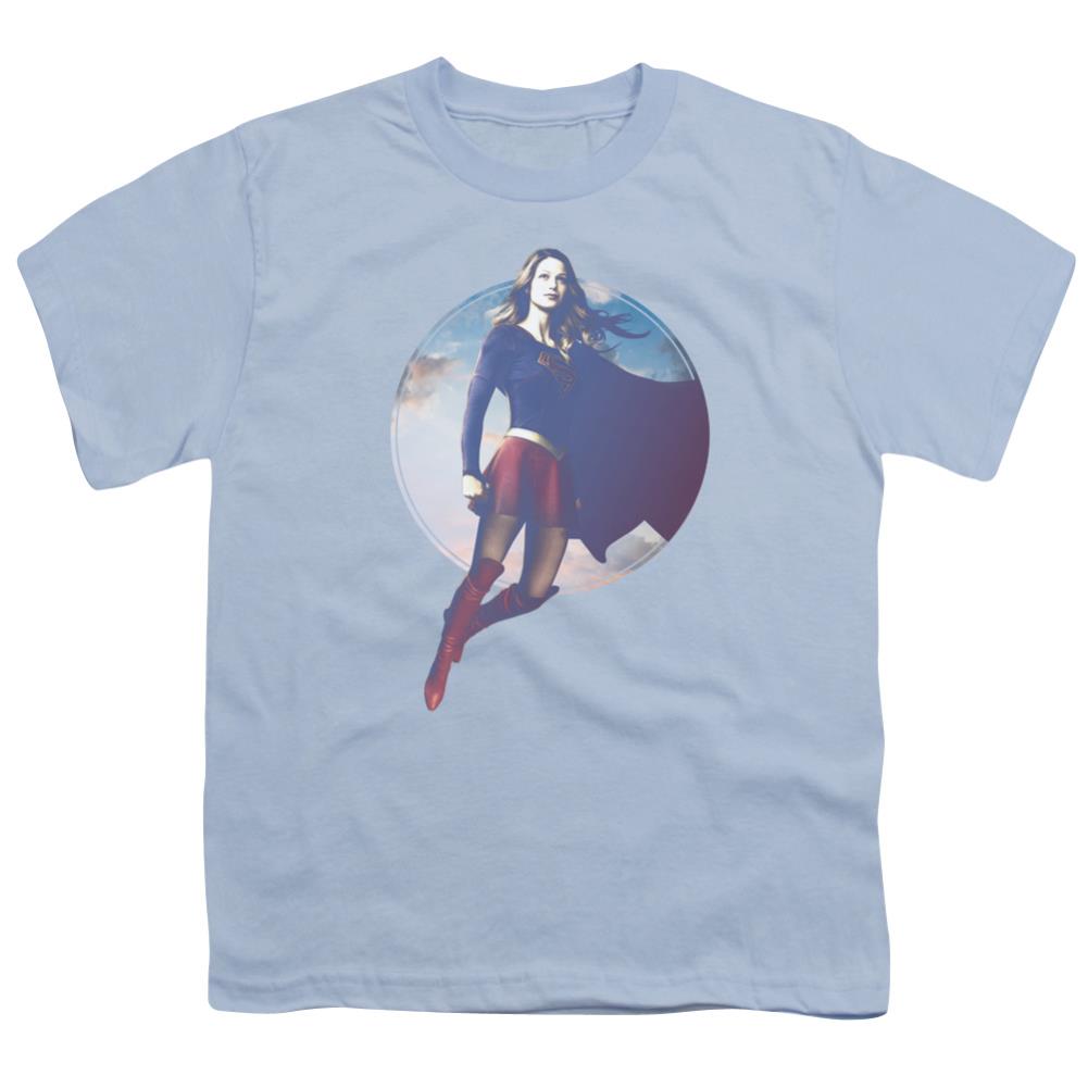 Supergirl Cloudy Circle Youth 18/1 100% Cotton SS T