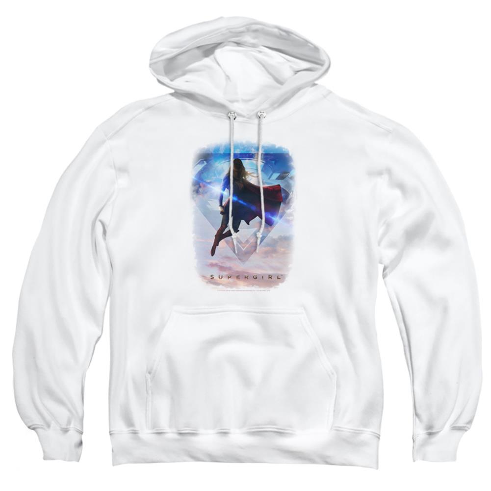 Supergirl Endless Sky Men's Pull-Over 75 25 Poly Hoodie