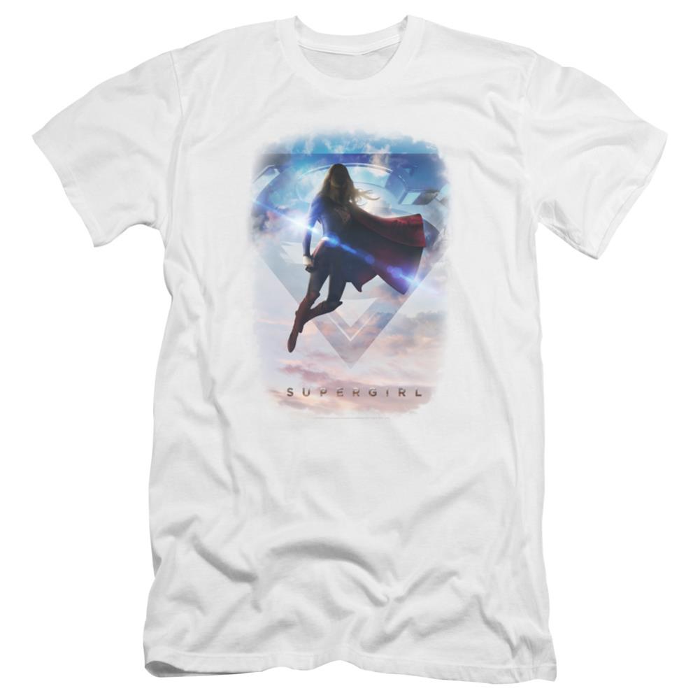 Supergirl Endless Sky Men's Ultra-Soft 30/1 Cotton Slim SS T