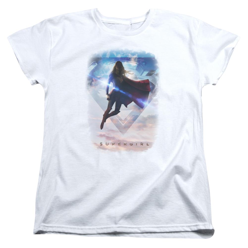 Supergirl Endless Sky Women's 18/1 Cotton SS T