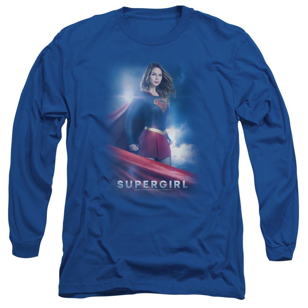 Supergirl Kara Zor El Men's 18/1 Cotton LS T