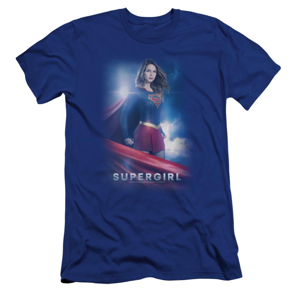 Supergirl Kara Zor El Men's Ultra-Soft 30/1 Cotton Slim SS T