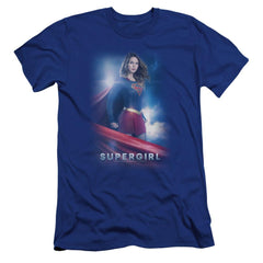 Supergirl Kara Zor El Men's Ultra-Soft 30/1 Cotton Slim SS T