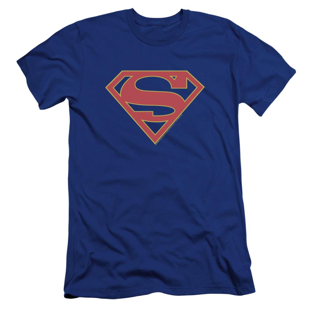 Supergirl Logo Men's Ultra-Soft 30/1 Cotton Slim SS T
