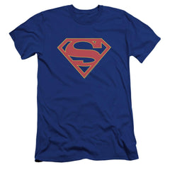 Supergirl Logo Men's Ultra-Soft 30/1 Cotton Slim SS T