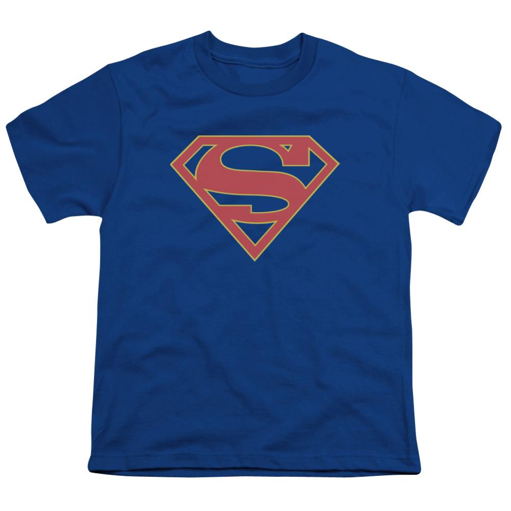 Supergirl Logo Youth 18/1 100% Cotton SS T