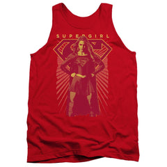 Supergirl Ready Set Men's 18/1 Cotton Tank Top